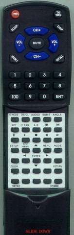 MAGNAVOX NB074UD Replacement Remote