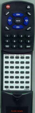 DURABRAND CR130DR8 Replacement Remote