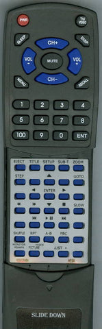 NV NSMD8484 Replacement Remote