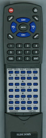 PA RTP900DVDREMOTE Replacement Remote