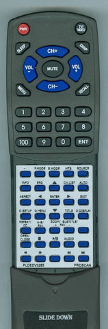 PROSCAN RTPLDEDV3285 Replacement Remote