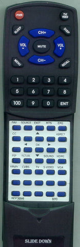SOYO RTPRTPT2629AB Replacement Remote