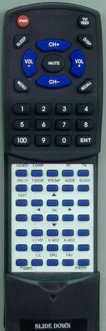 NORCENT RTPT4246HD Replacement Remote
