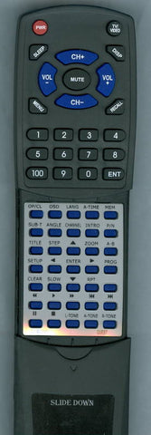 QUEST RTQX3202DVD Replacement Remote