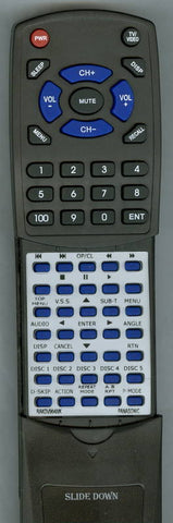 PANASONIC DVDCV40 Replacement Remote