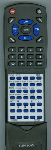 TECHNICS RAKSL948WK Replacement Remote
