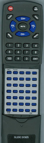 COBY RTRC009 Replacement Remote