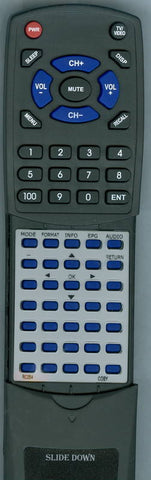 COBY RTRC054 Replacement Remote