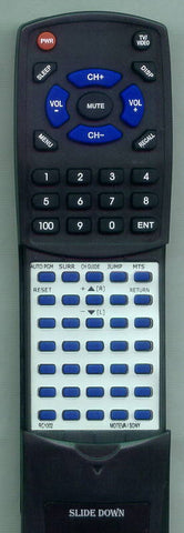 SONY 1-473-748-21 Replacement Remote