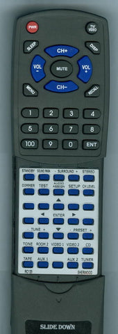 SHERWOOD RD6505 Replacement Remote