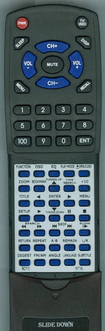 INITIAL DVA2610 Replacement Remote