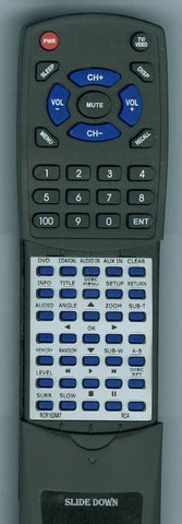 RCA RCR 192 AA7 Replacement Remote