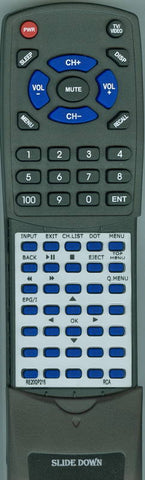 RCA LED58G45RQ Replacement Remote