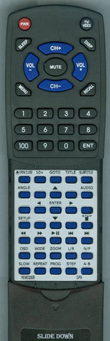 GPX DH300B Replacement Remote