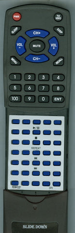 GPX REM HC221 Replacement Remote