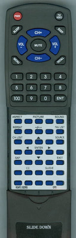 GPX REM-TL1920RS Replacement Remote