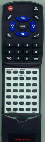 SHARP 13NV58 Replacement Remote
