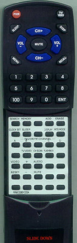 SHARP 20RV749 Replacement Remote