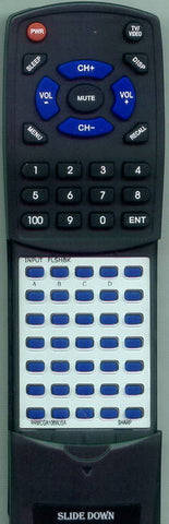 SHARP GA108SA Replacement Remote