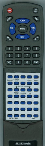 SHARP RTRRMCGA177AWSA Replacement Remote