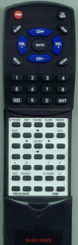 SHARP LC45D40U Replacement Remote