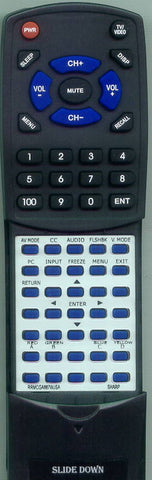SHARP LC-40D68UT Replacement Remote