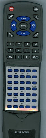 LOGITECH RTS00011 Replacement Remote