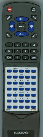 SYLVANIA SB377W Replacement Remote