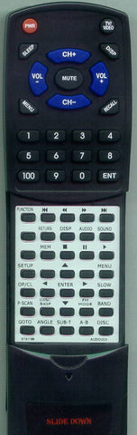 AUDIOVOX DV5007 Replacement Remote