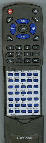 COBY TFDVD5600 Replacement Remote
