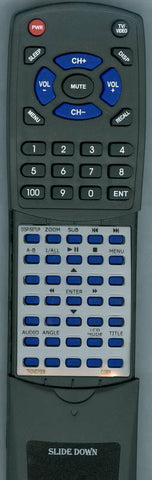 COBY TFDVD7008 Replacement Remote