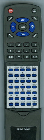 COBY TFDVD7307 Replacement Remote