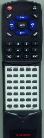COBY TFTV2007 Replacement Remote