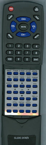 COBY TFTV3209 Replacement Remote