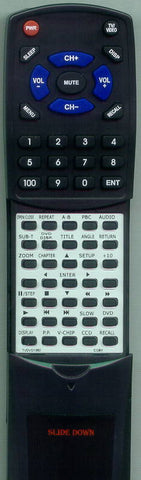 COBY RTTVDVD1350 Replacement Remote