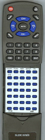 ANABA UTS1300-OVAL RMT Replacement Remote