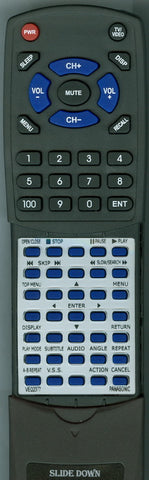 PANASONIC DVDRV65U Replacement Remote