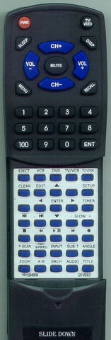 GO VIDEO RTVR102945RM Replacement Remote