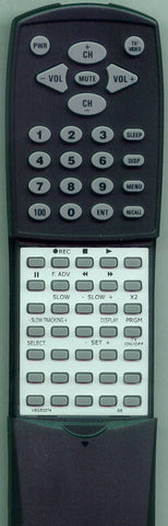 PANASONIC VSQS0372 Replacement Remote