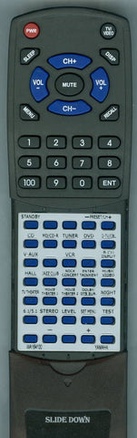 YAMAHA YHT-440 Replacement Remote