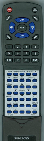 YAMAHA HTR5990 Replacement Remote
