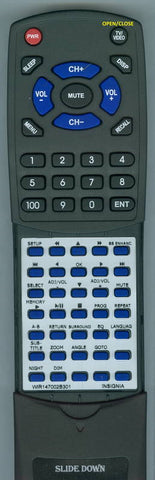 INSIGNIAINSER HTIB102731 Replacement Remote