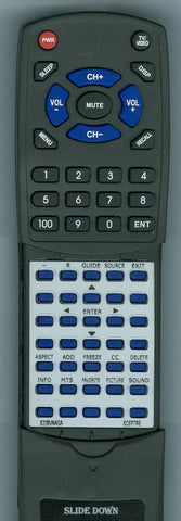 SCEPTRE X32BVNAGA Replacement Remote