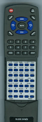 PIONEER XXD3070 Replacement Remote