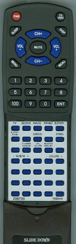 YAMAHA ZG807300 Replacement Remote