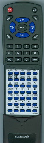 YAMAHA YHT-4950UBL Replacement Remote
