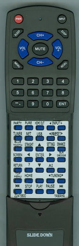 YAMAHA ZZ47580 Replacement Remote