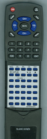 BOSTON ACOUSTICS RT020002270 Replacement Remote