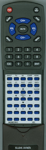 VIZIO M190VAW WHITE Replacement Remote