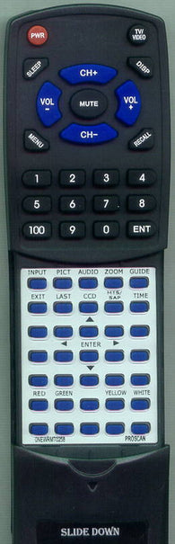 PROSCAN 42LA45H Replacement Remote